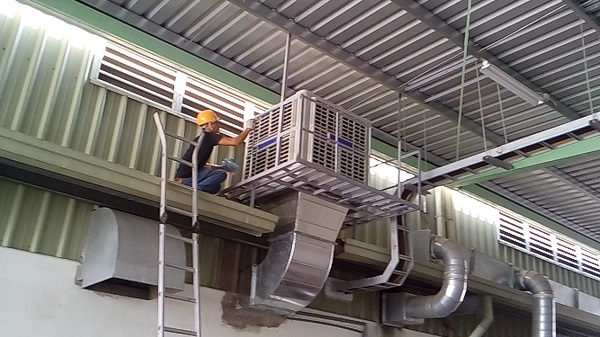 Hệ thống thông gió làm mát cho nhà xưởng công nghiệp 